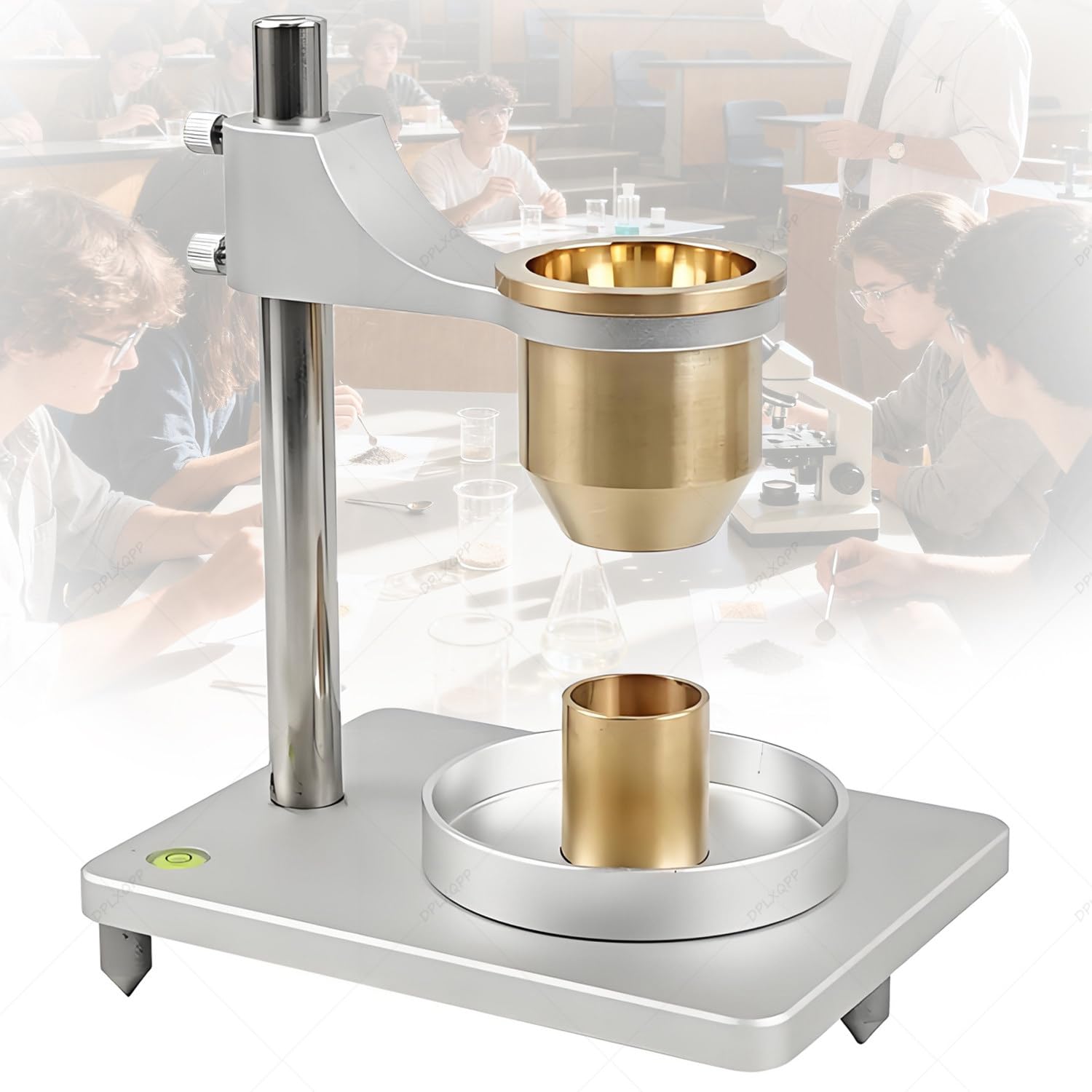Misuratore di portata Hall ad alta precisione, Tester di densità per polvere metallica, Test di fluidità con imbuto da 2,5 mm/5,0 mm e tazza da 25 ml, attrezzatura da laboratorio