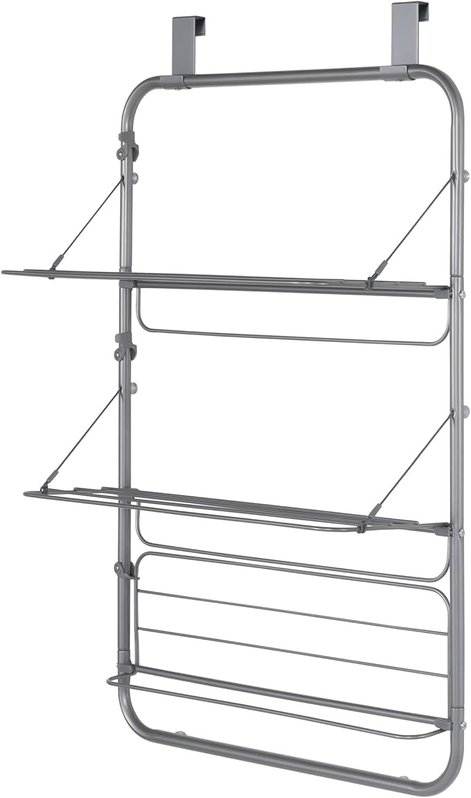 neatfreak 3Tier Chrome OverTheDoor Drying Rack Home & Closet