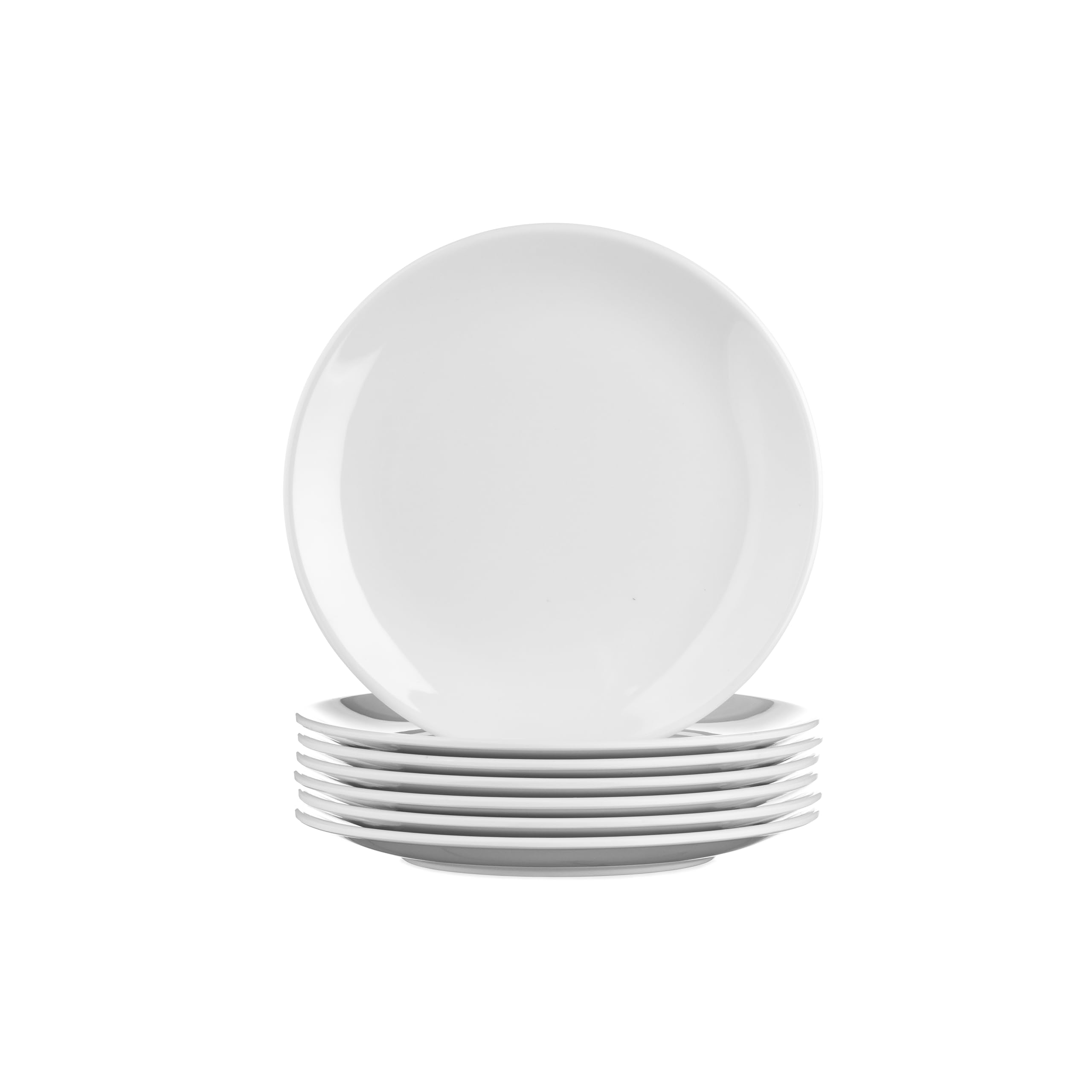 SECO Runde weiße Melaminplatte, langlebig und kratzfest, 18 cm