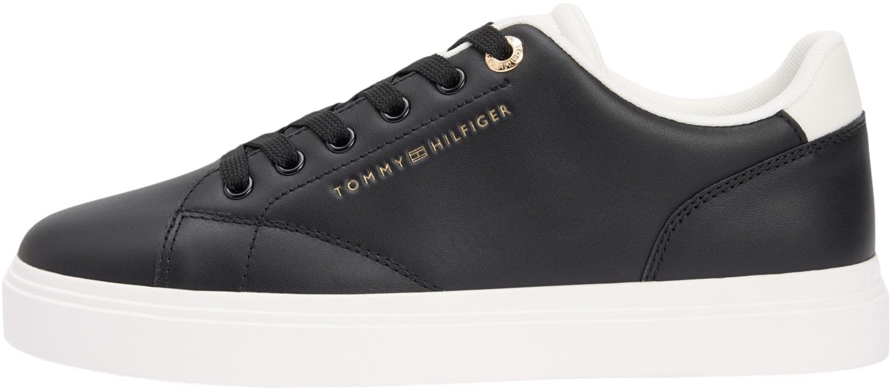 Tommy Hilfiger Damen Th Feminine Cupsole Leather Fw0fw09105 Low Top