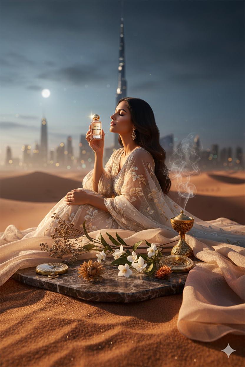 NOIR Moonlit Jasmine Eau de Parfum for Women – Warm, Sweet Floral Fragrance of Jasmine, Peach & Amber with Creamy Caramel & Sandalwood | Long Lasting Luxury Scent – 100ml / 3.4 Fl Oz - Image 5