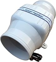 Vista 1 de OASIS MARINE 4-Inch in-Line Bilge Air Blower Fan, 12V DC Marine Boat Ventilation Exhaust for Engine Compartment