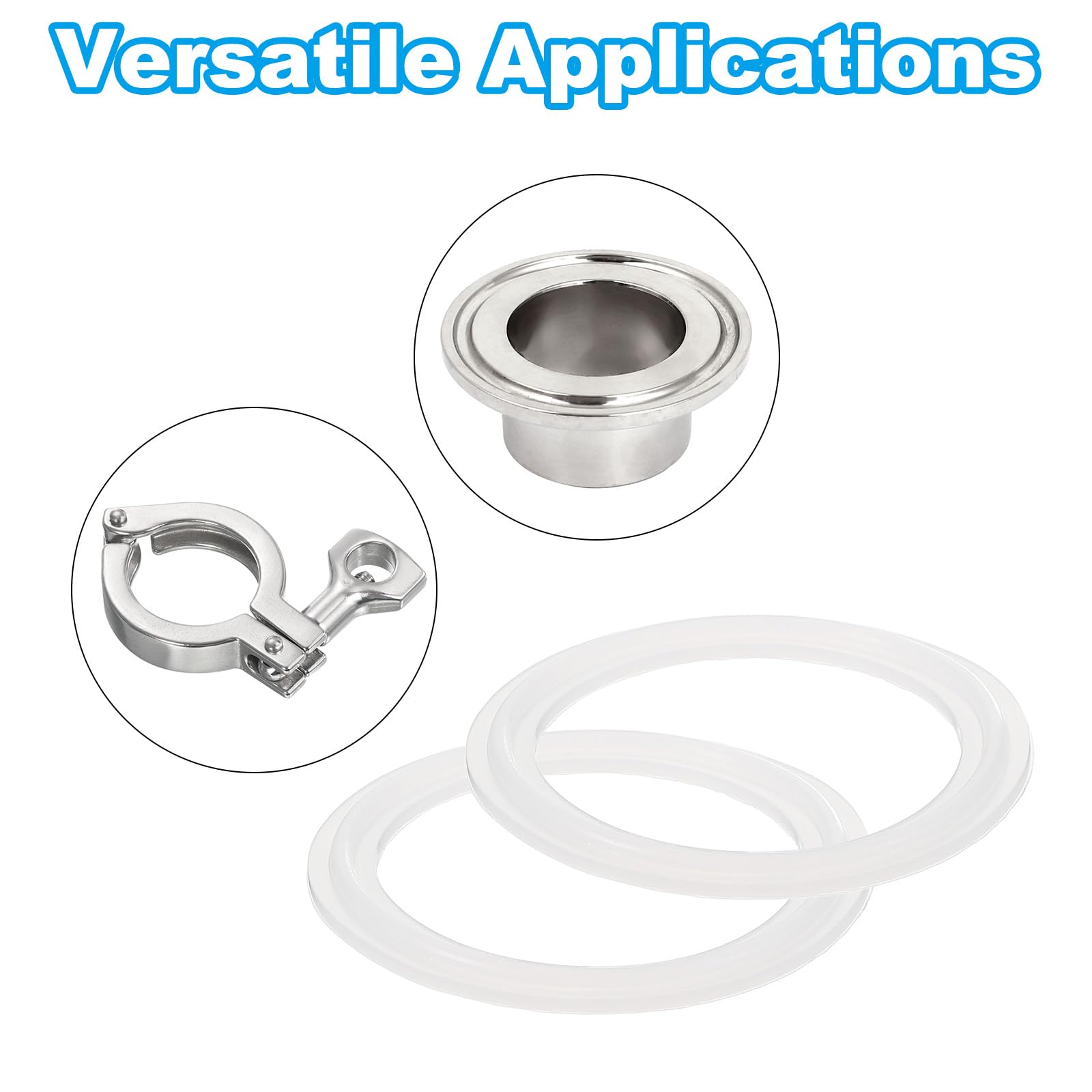 PATIKIL 10pcs Tri Clamps Gasket - Image 4