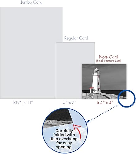 Miniatura 7 de The Best Card Company - 10 tarjetas de agradecimiento con sobres (4 x 5.12 pulgadas) - Moderno para bodas, baby showers, o vacaciones - Juego de