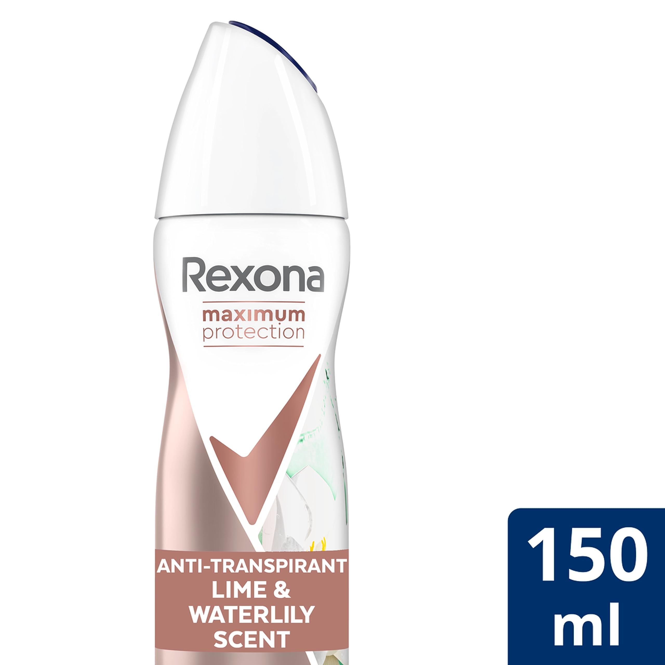 Rexona Maximum Protection - Aerosol antitranspirante con 48 horas de protección contra la sudoración intensa y el olor corporal, 150 ml, 6 unidades