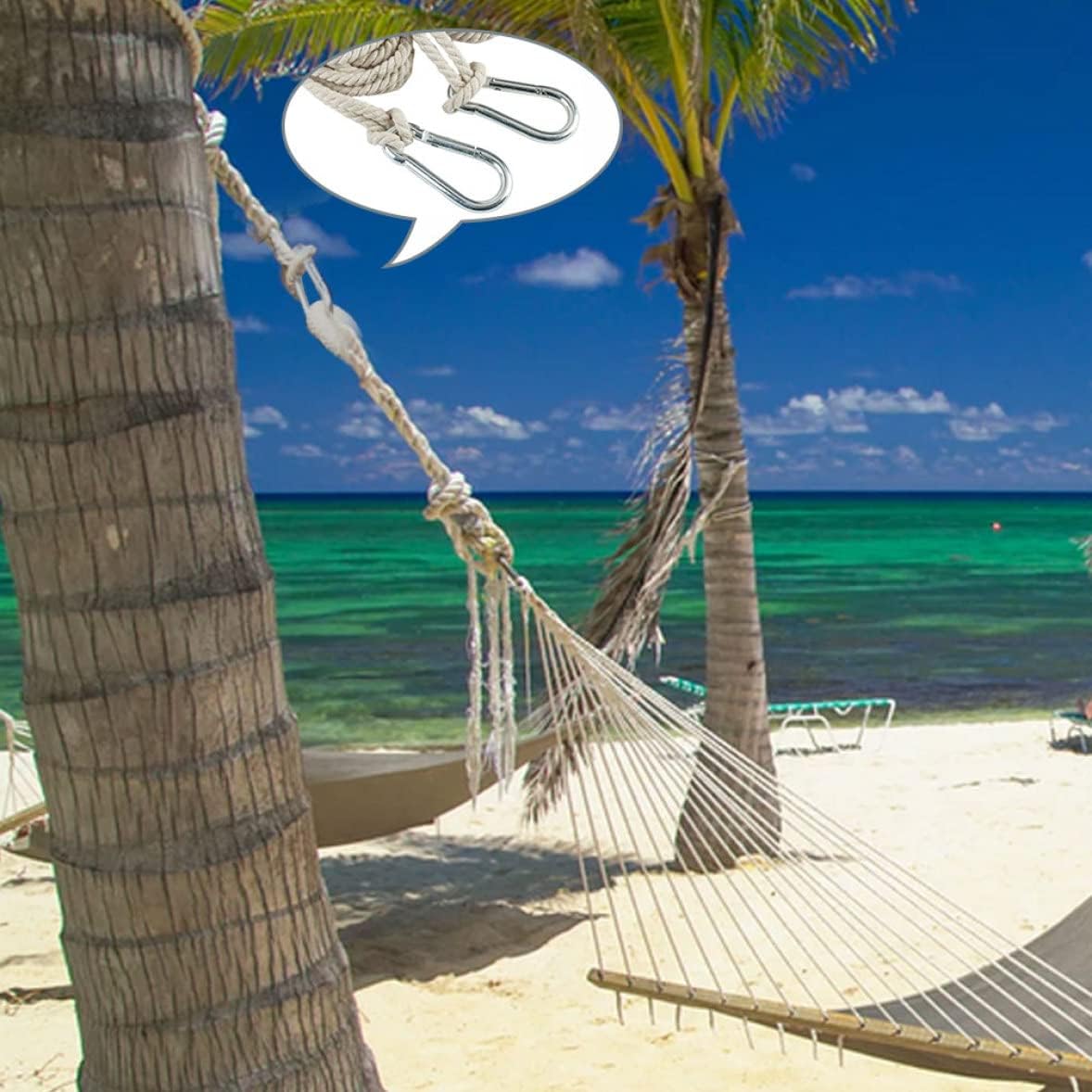 Tree Swing Straps Hammock Hammock Straps Cotton Hanging Rope Adjustable Swing Hooks Strap Garden Accessories 4M 2PCS : Patio, Lawn & Garden