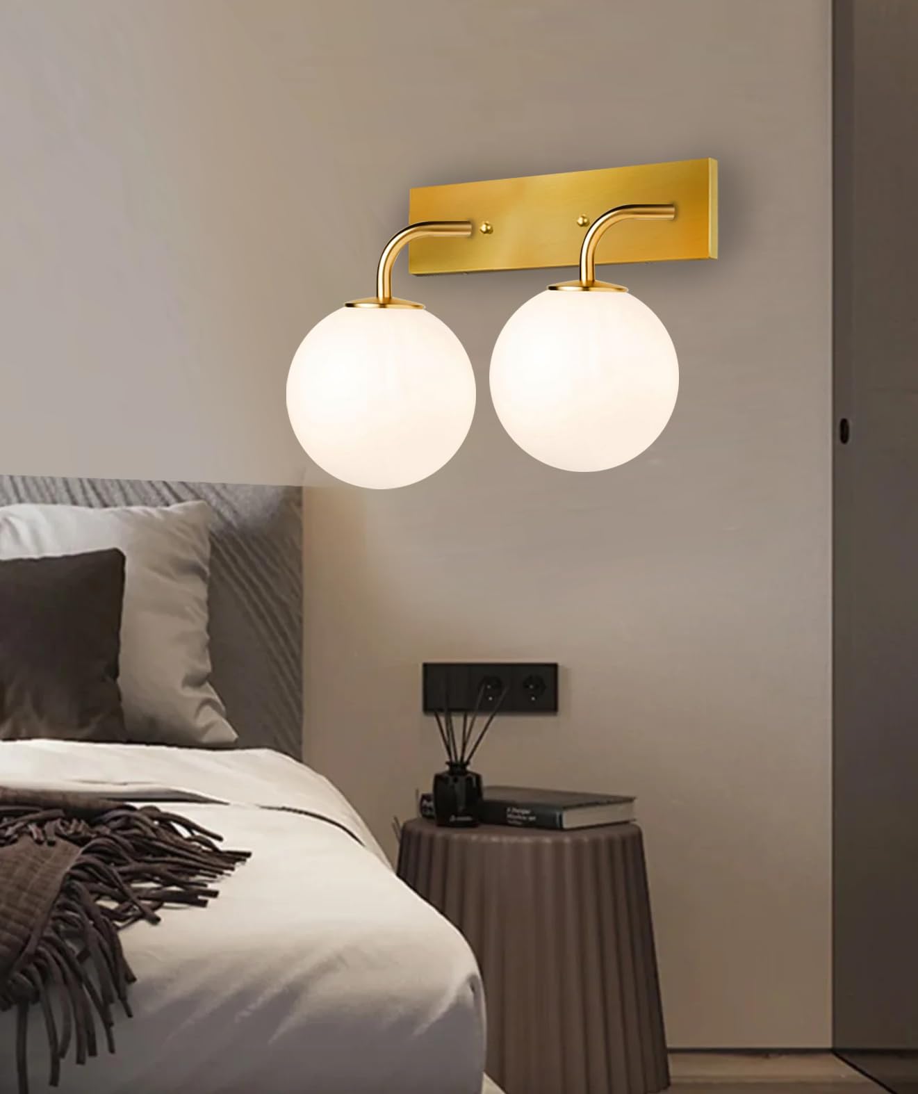 Kinis Gold Wall Lamp - Luxurious Lighting -13