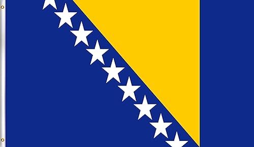 Miniatura 111 de DMSE Bandera de Sierra Leona 3X5 Pies 100% Poliéster Bandera 100D