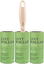 Lint Rollers for Pet Hair Extra Sticky, Pet Hair Remover, 1 Handle with 3 Refills, 90 Total Sheets, Lint Roller Set Brush for Dog & Cat Hair Removal, Clothes, Furniture, Cars, Carpet