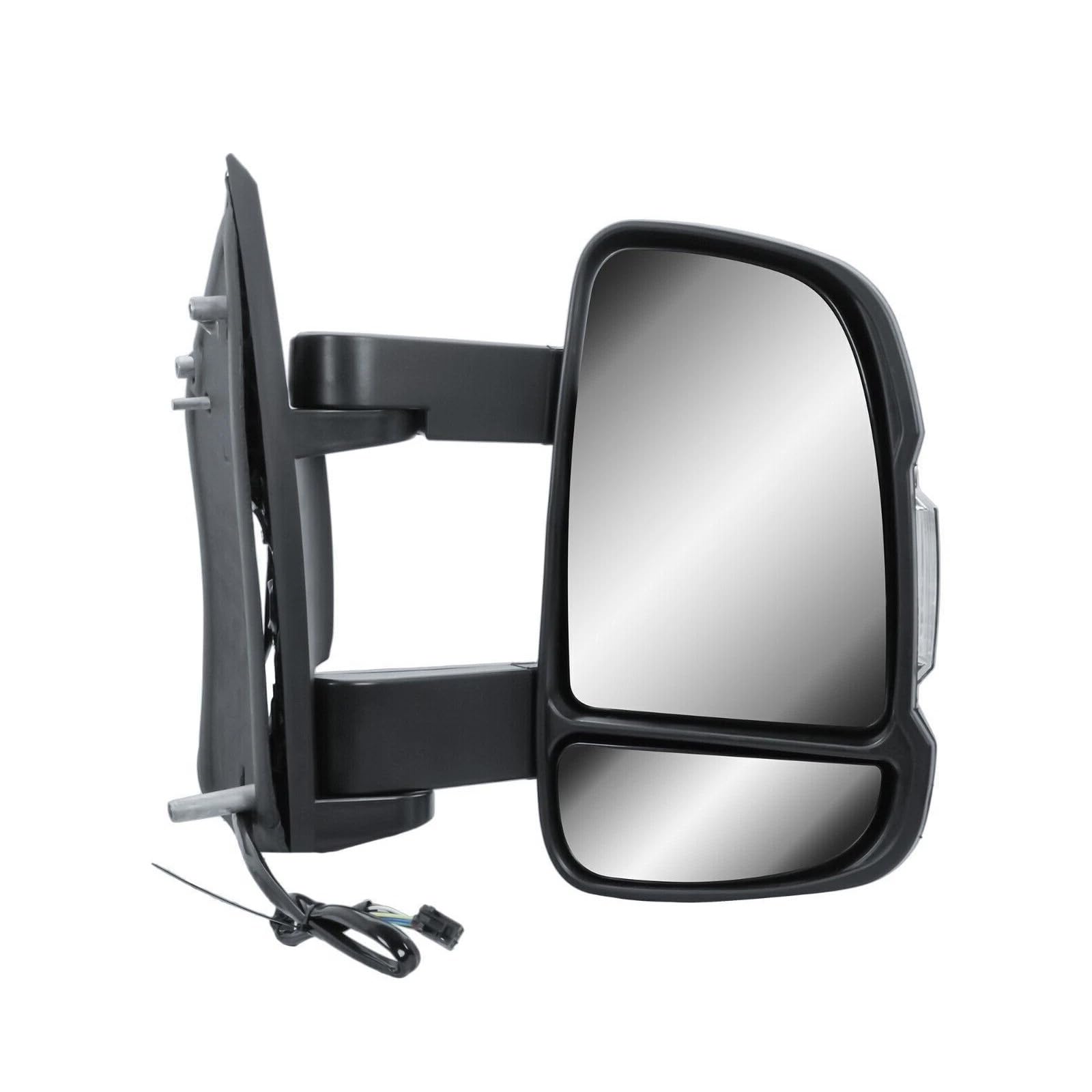Außenspiegel Rechts Spiegel Langer Arm Elektrisch und Beheizbar mit Blinker Für Fiat Ducato Citroën Jumper Peugeot Boxer 2006-Onward Opel Movano 2022-Onward