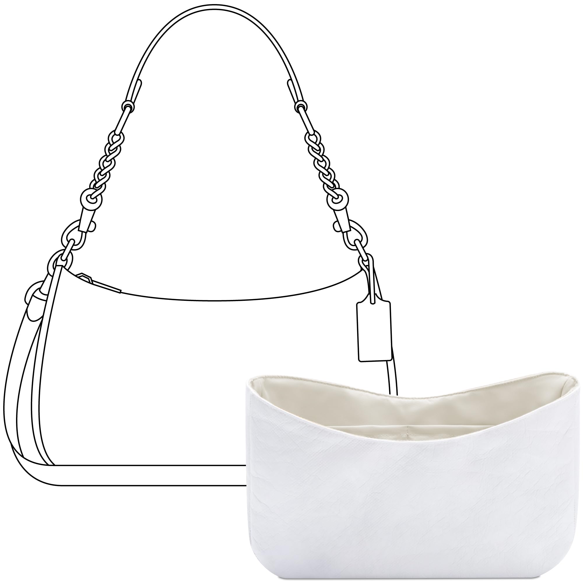 Amazon.com: FANJI Project Purse Organizer Insert for COACH Teri