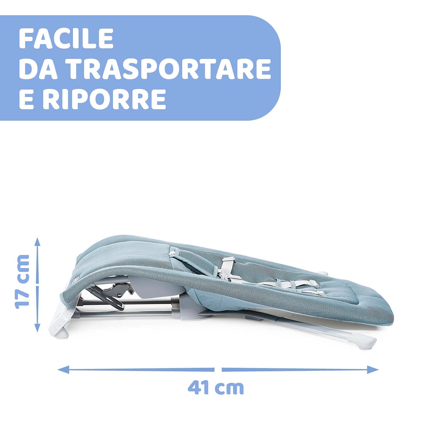 Chicco Sdraietta RHYTHM'N'SOUND, Sdraietta Elettronica per Bambini con Suoni Naturali e Ninne Nanne, Schienale Reclinabile, Colore Aquarelle