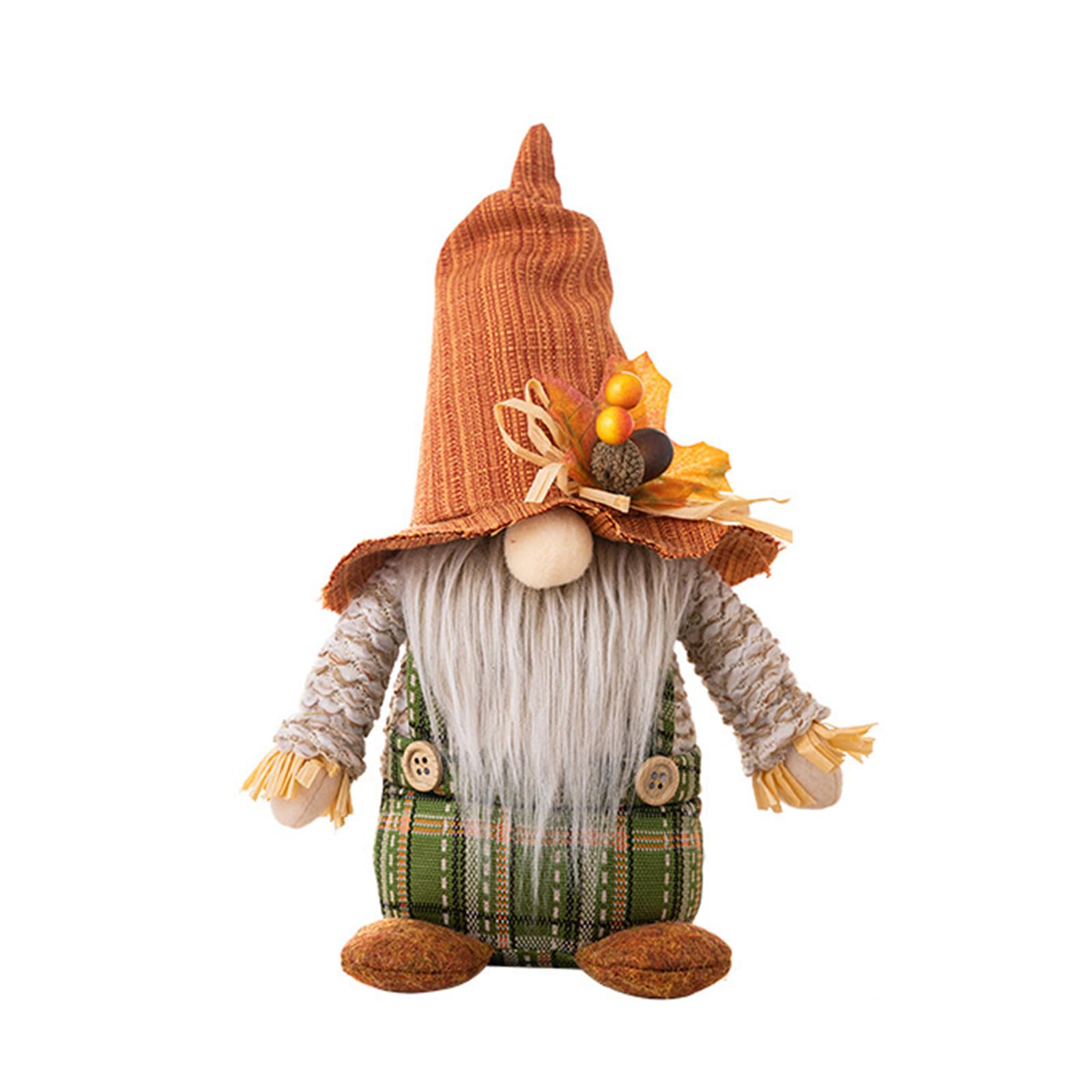 Buxuaaaa Men's Thanksgiving Standing Maple Decorative Statue Figurine Tiered Tray Ornat Season Kitchen Tray Decoration