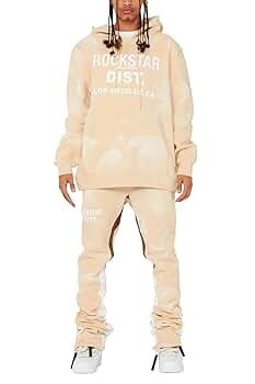 ROCKSTAR ORIGINAL Men's Nelly Beige Hoodie/Super Stacked