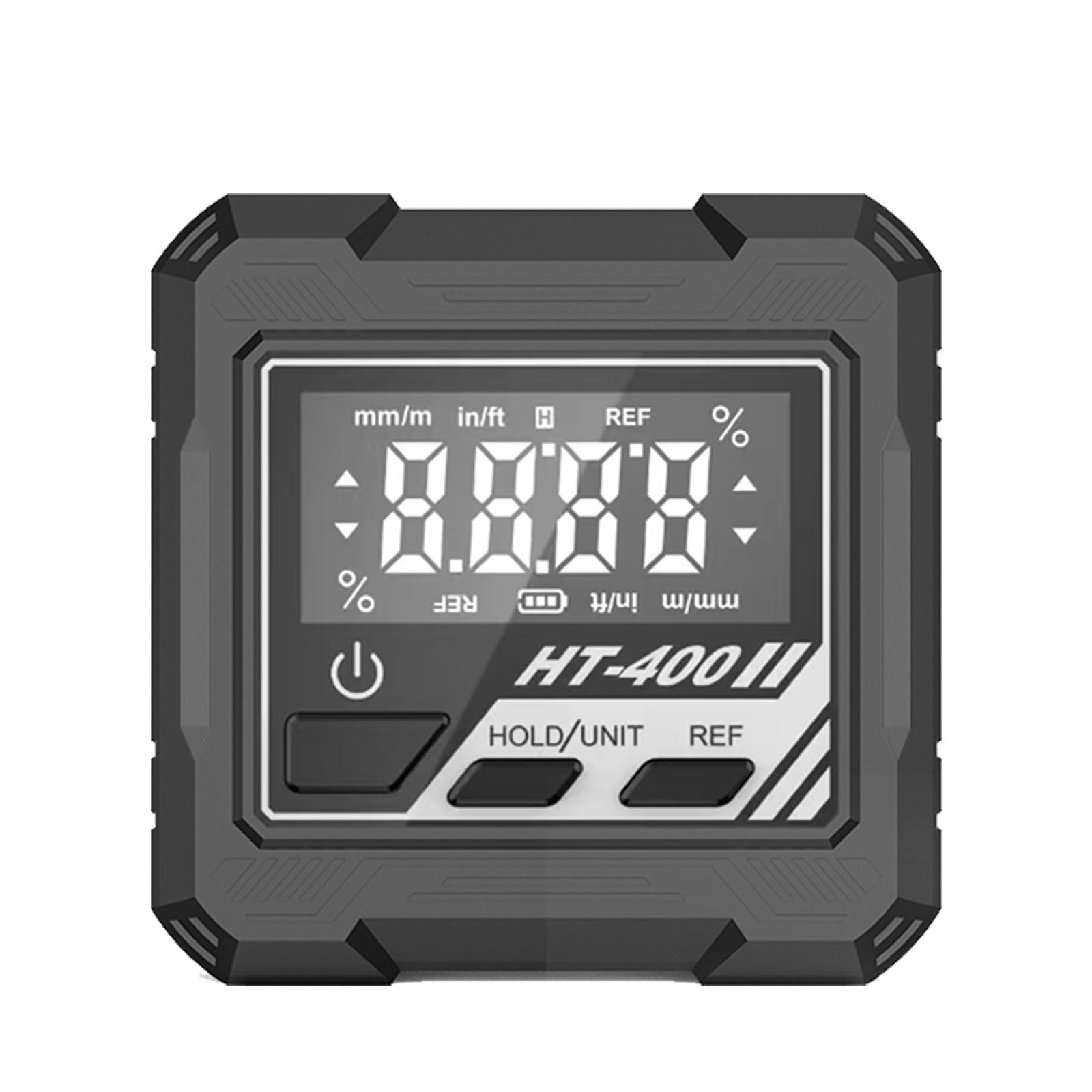 Kaccde White Backlight Auto Rotating Digital Angles Meter With Backlights Display Double Measurement Mode Base For Woodworking Digital Levels Box Levels Box Angles Gauges