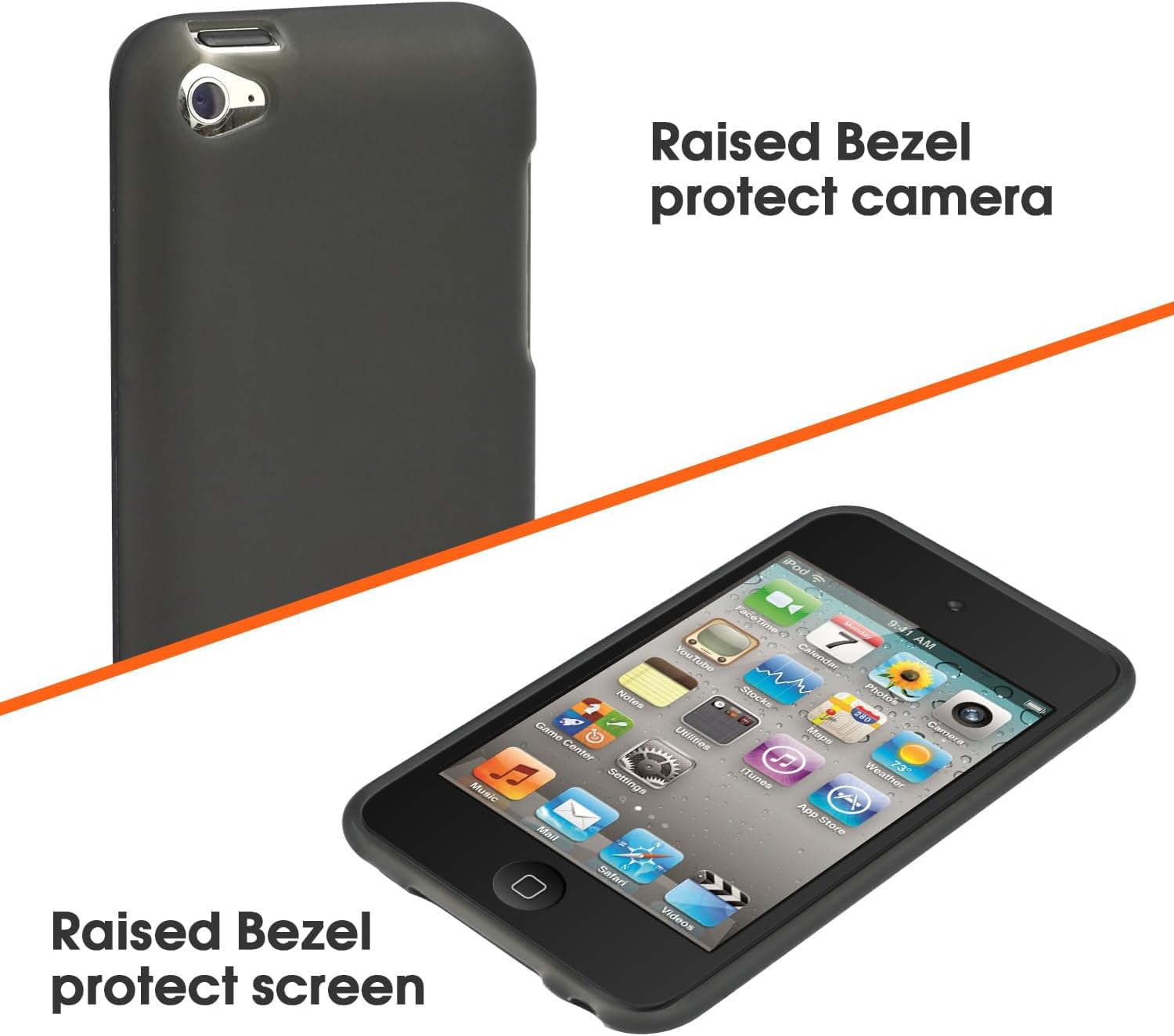Amazon.com: Baeruuss Case for iPod Touch 4th Generation, Soft TPU