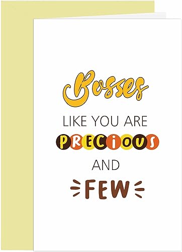 Miniatura 6 de Tarjeta divertida para jefe, tarjeta del día del jefe de broma, tarjeta de agradecimiento del líder del jefe del humor, tarjeta divertida del día