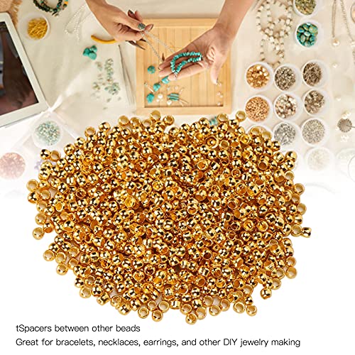 Gek Winkelen 500 Stks Knijpkralen, Duurzame Ronde Spacer Kralen Sieraden Maken Stopkralen Voor Ketting Armband DIY… - Image 5