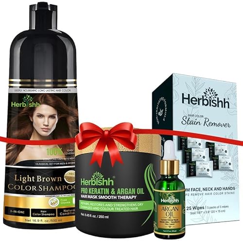 Herbishh 4-in-1 Hair Care Gift Set for Women & Men