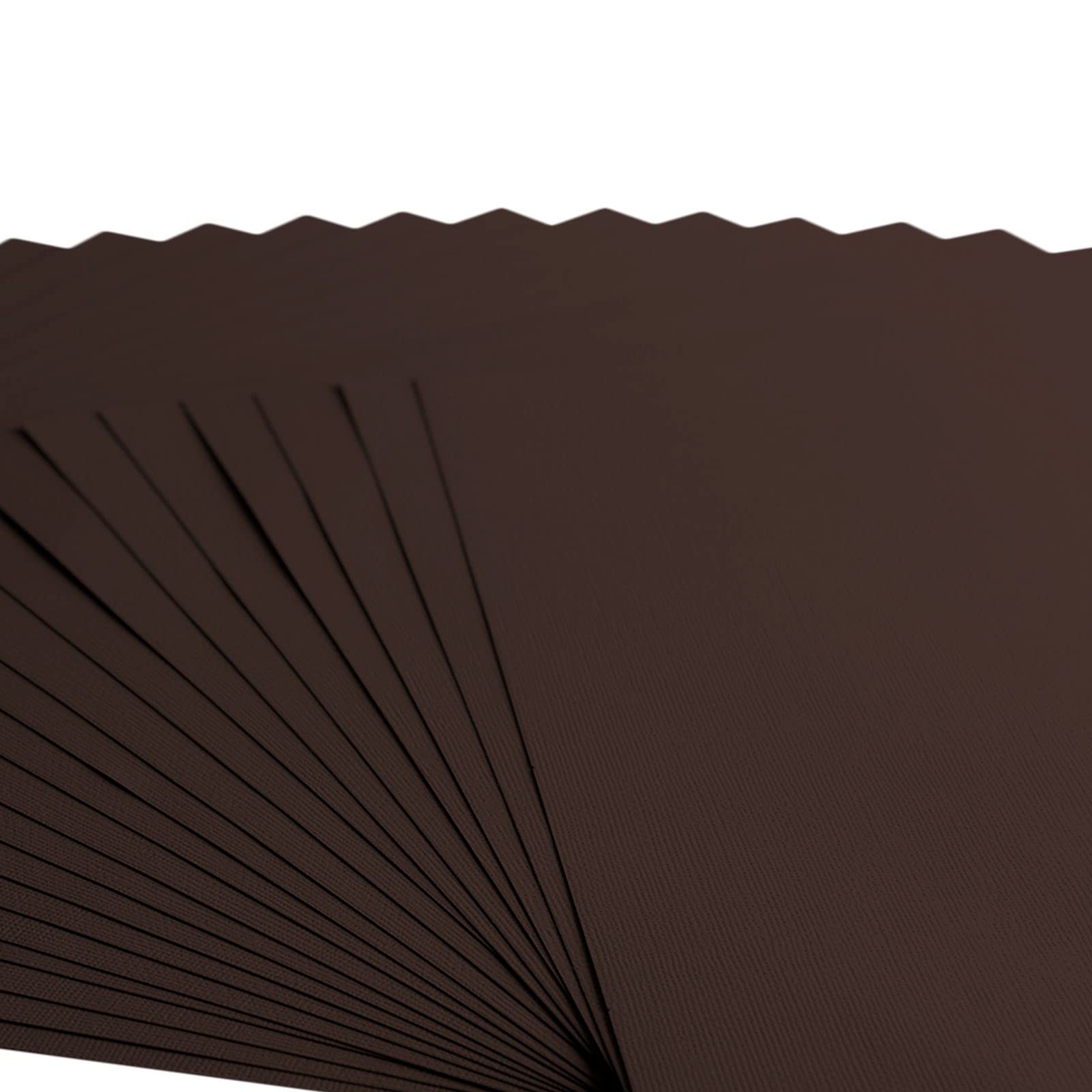 Florence Cardstock Textured, Coloured Card Making Supplies 12 x 12 inch, Brown, 20 Sheets - Image 4