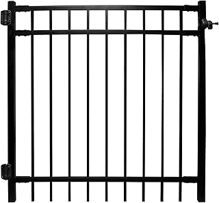 Weatherables Livingston Aluminum Gate Kit – DIY Kit for Backyard and Gar...
