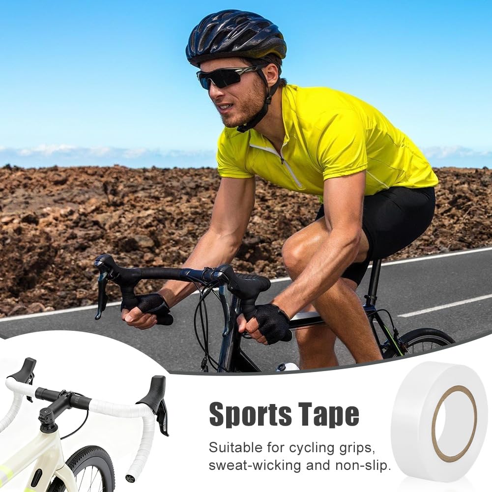 Nastro per Hockey, PVC Grip-Tape, Multiuso Tape Sportivo Anti-Scivolo E Auto-Adesivo, Resistente E Adesivo per Sport all'Aria Aperta, Attrezzatura per Il Fitness, Impugnature da così Via-20m