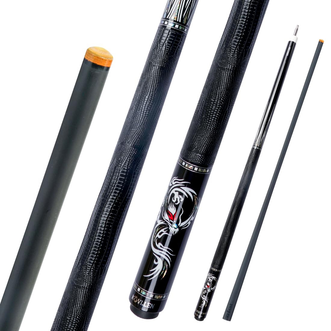 Amazon.co.jp: KONLLEN カーボンファイバー プールキュー 147cm