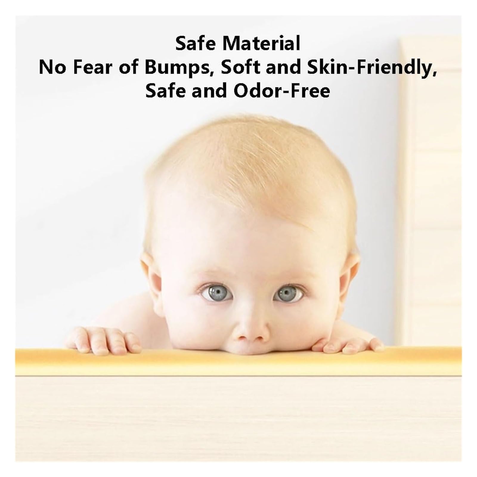 Protectores de esquinas de espuma de seguridad para mesa de 5 m, protectores de esquina para bebé, anticolisión, tira de parachoques con bordes adhesivos