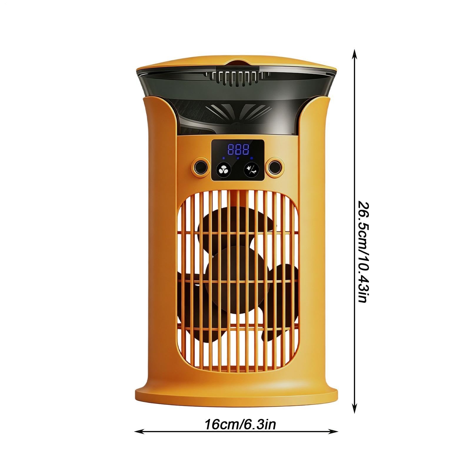 Przenośny wentylator mgiełki ze zbiornikiem na wodę 880 ml, 3 prędkości