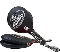 G JGZDBXHHL Double-Panel Boxing Paddles - Louder Impact Sound Strike Pads for MMA, Boxing, Martial Arts - 2 Pack Training Targets