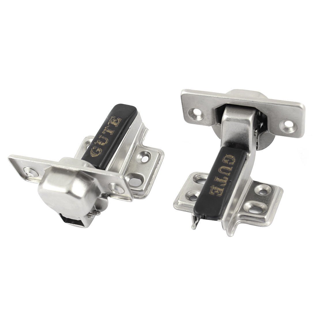 Aexit Home Cupboard Clothes Hangers Full Overlay Concealed Cabinet Hinges Pair Children's Clothes Hangers Silver Tone