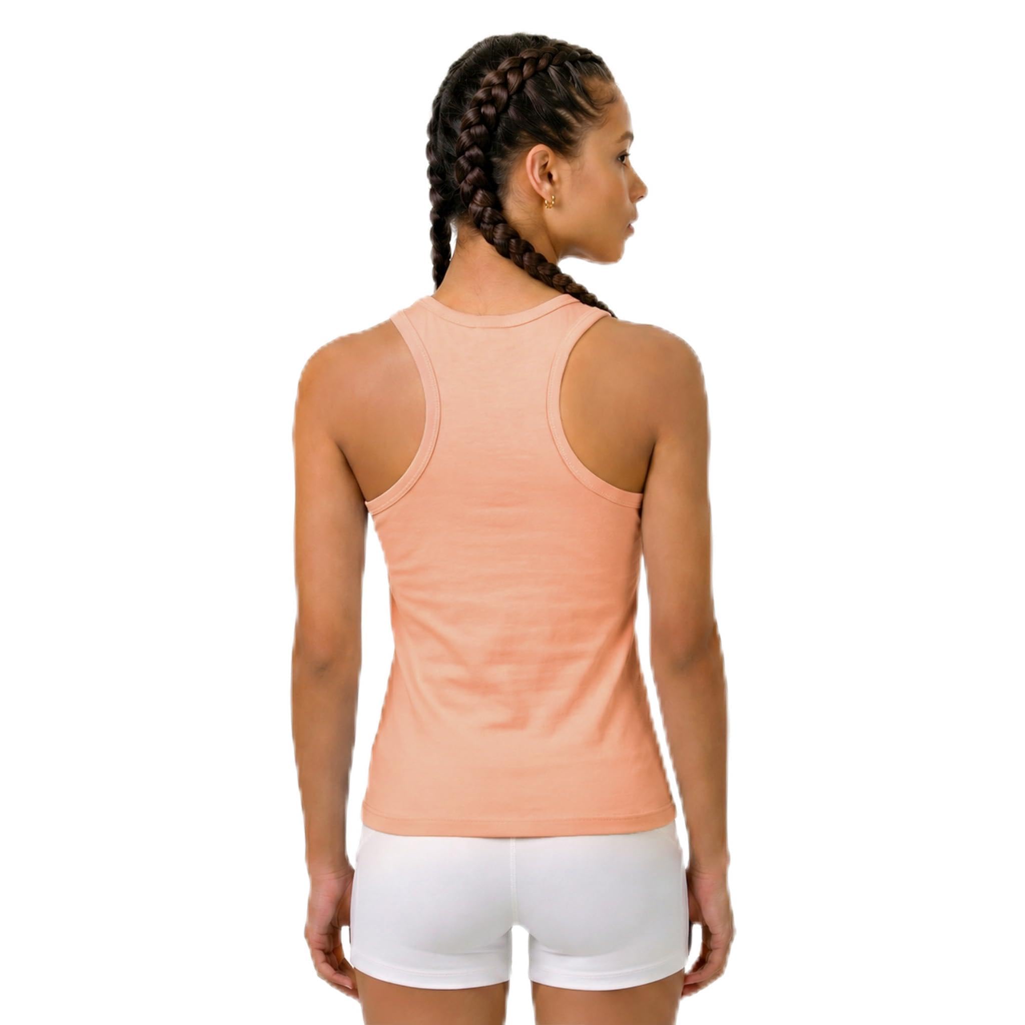 Lilax Girls' Racerback Tank Top 12 Peach