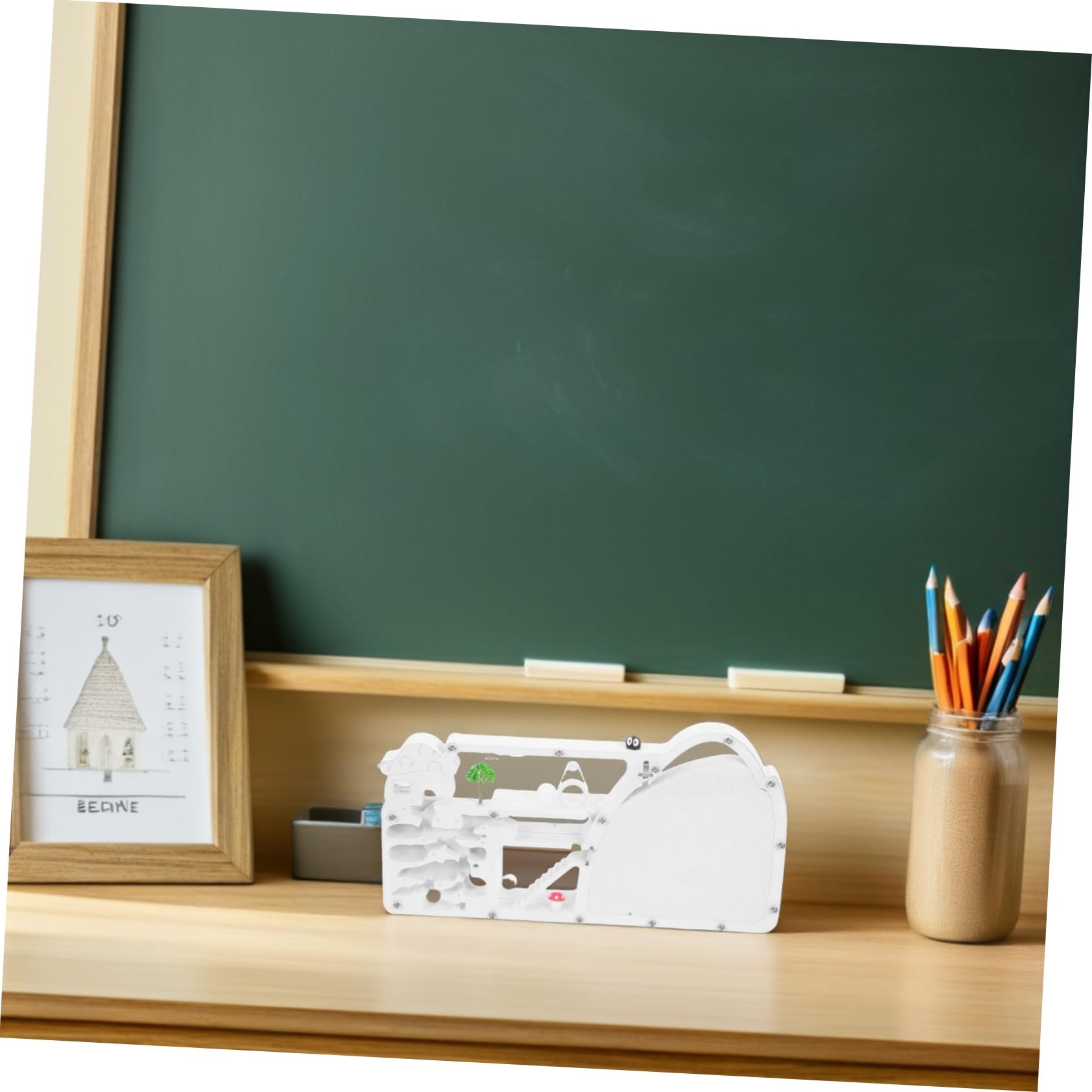 Castillo de Observación de Hormigas Abs Blanco para Niños | Refugio de Hormigas, Granja de Hormigas Trepadoras, Decoración Colegio, Kit Científico Interactivo