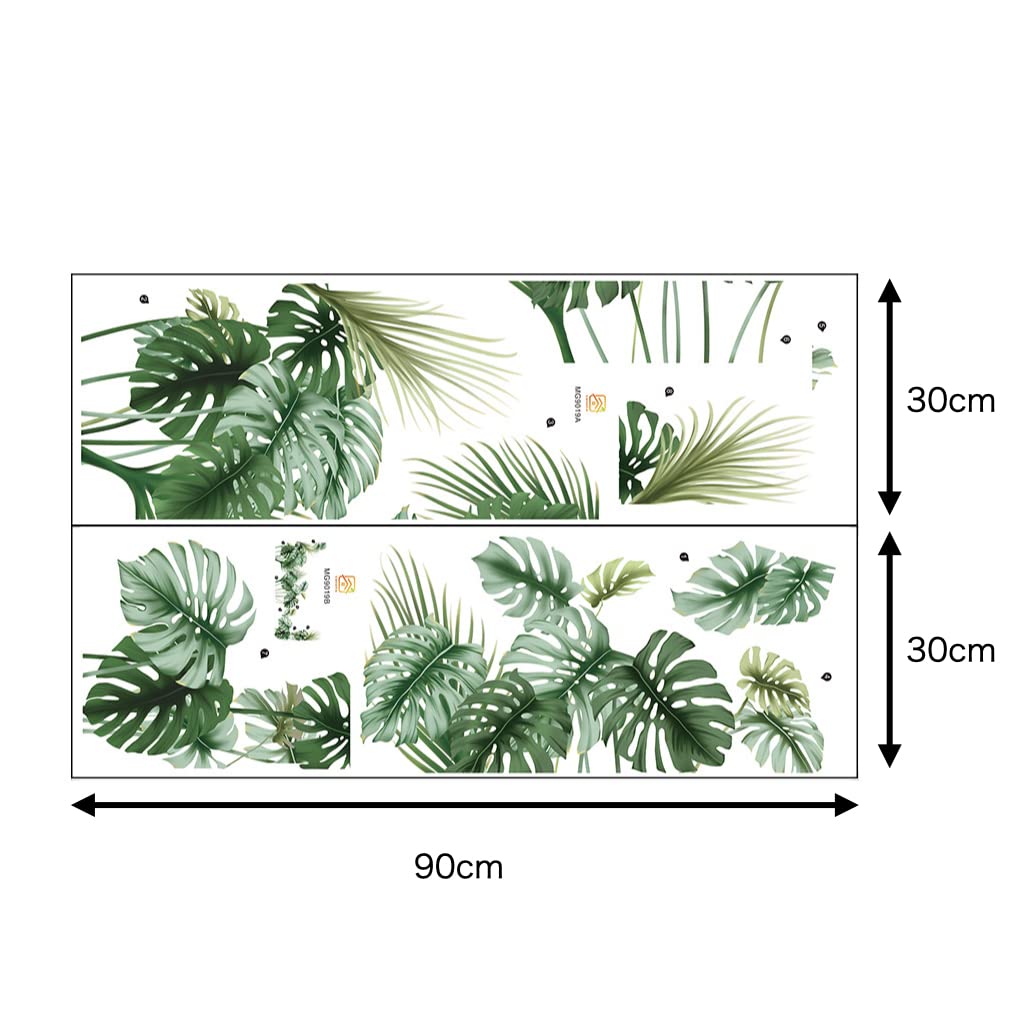 Amazon.co.jp: Mon amulette ウォールステッカー 植物 観葉植物 