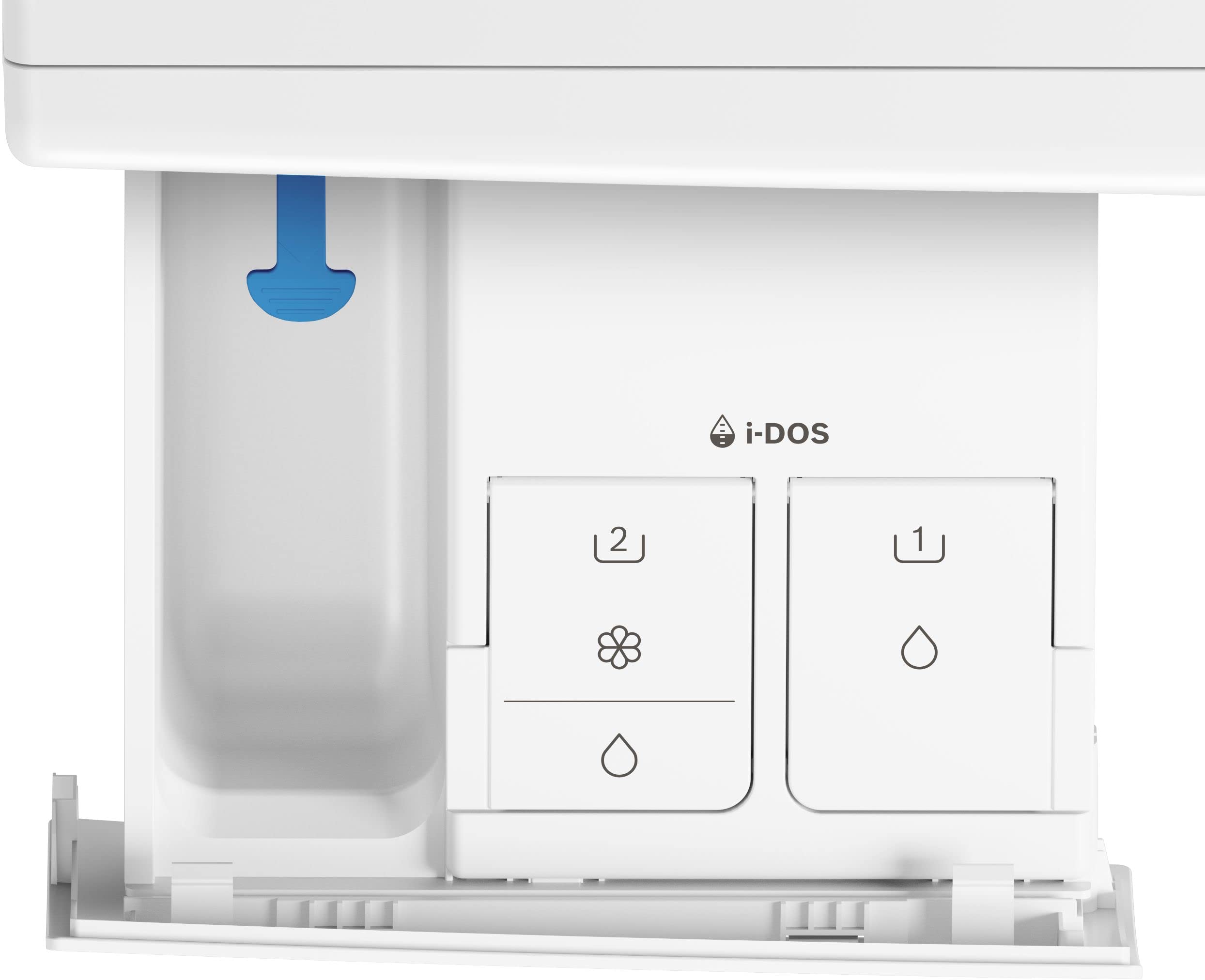 Bosch WGB244A40 Serie 8 pralka ładowana od przodu 9 kg, 1400 obr./min, Made in Germany, Speed Perfect, i-DOS ze skanowaniem środków piorących, Iron Assist – redukuje zagniecenia, Mini Load, Home