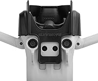 Vista 2 de Parasol para lente DJI Mini 3 Pro Drone Accesorios Anti-reflejo Lente Parasol Cubierta protectora Protector de cámara (negro)