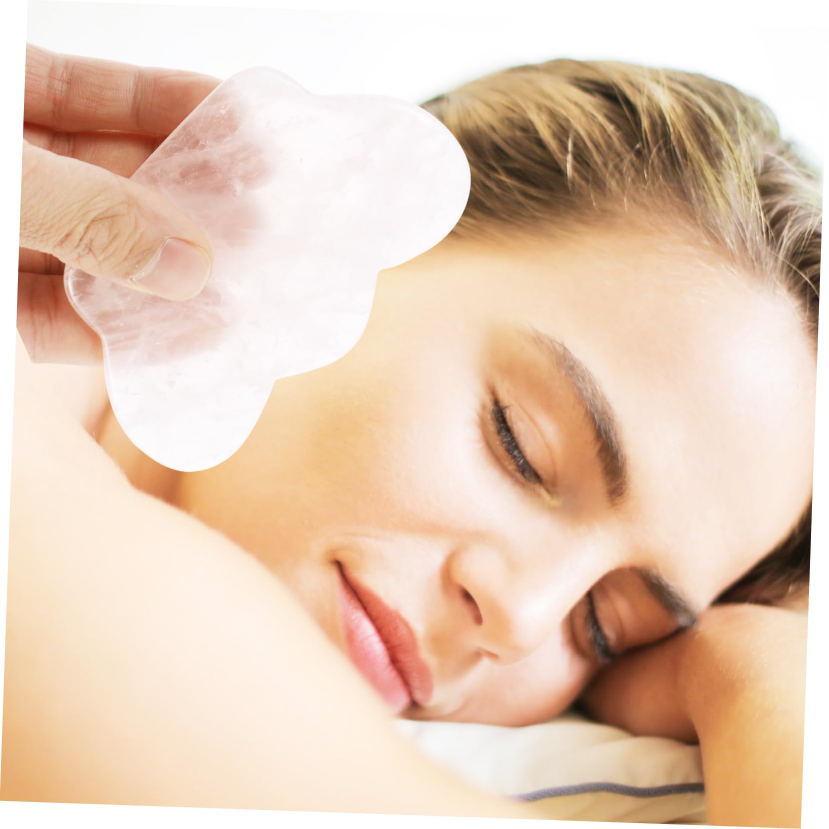 minkissy 3 Pezzi tavola raschiante gua sha guasha gua-sha lettino per massaggi circolazione sanguigna facciale corpo nero a spillo tavola da massaggio raschietto per massaggi rosa