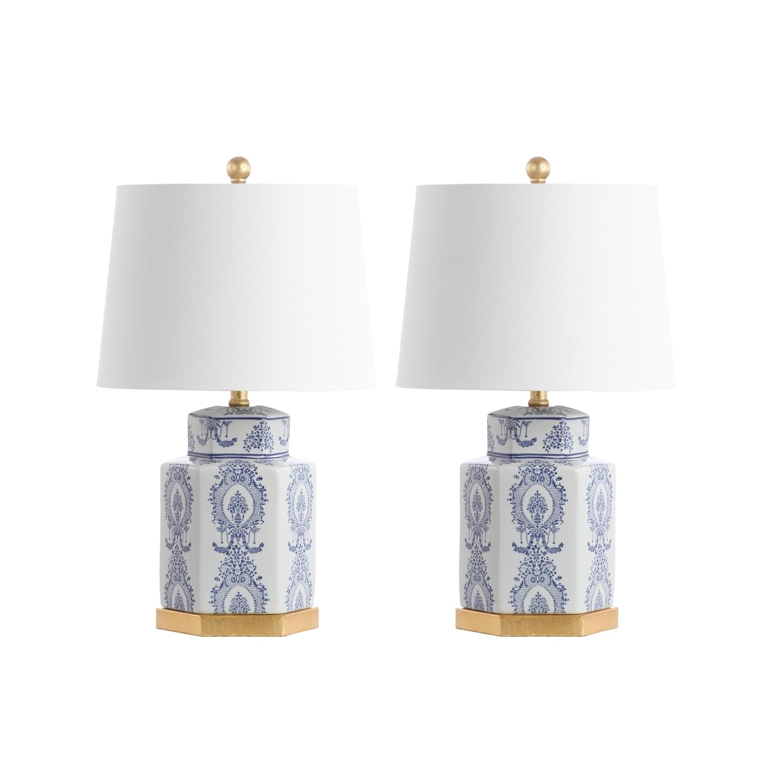 Amazon.com: SAFAVIEH Lighting Collection – Bodin Set of 2 Blue