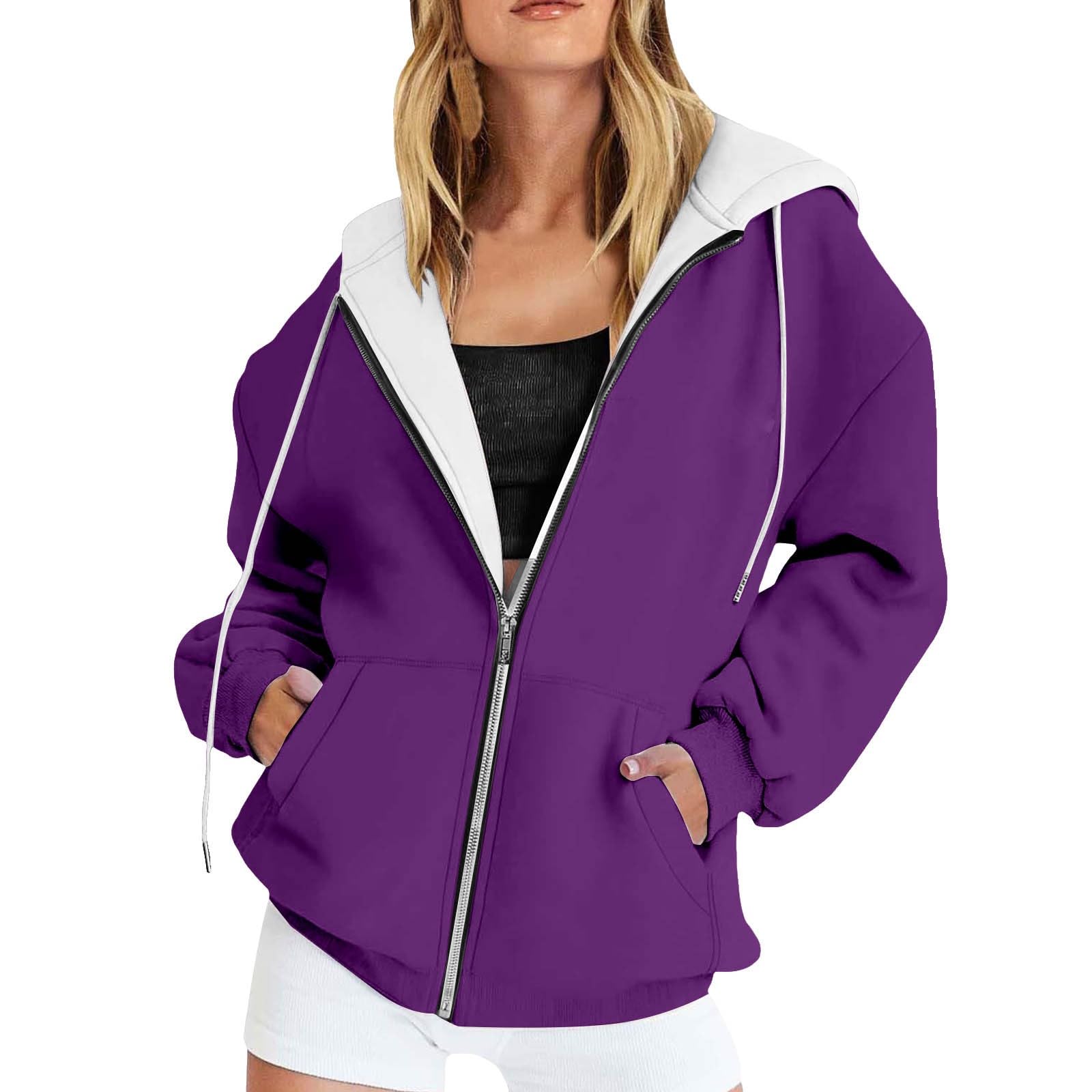 Sweatshirts sweat à capuche imprimé décontracté ample pour style urbain - 5