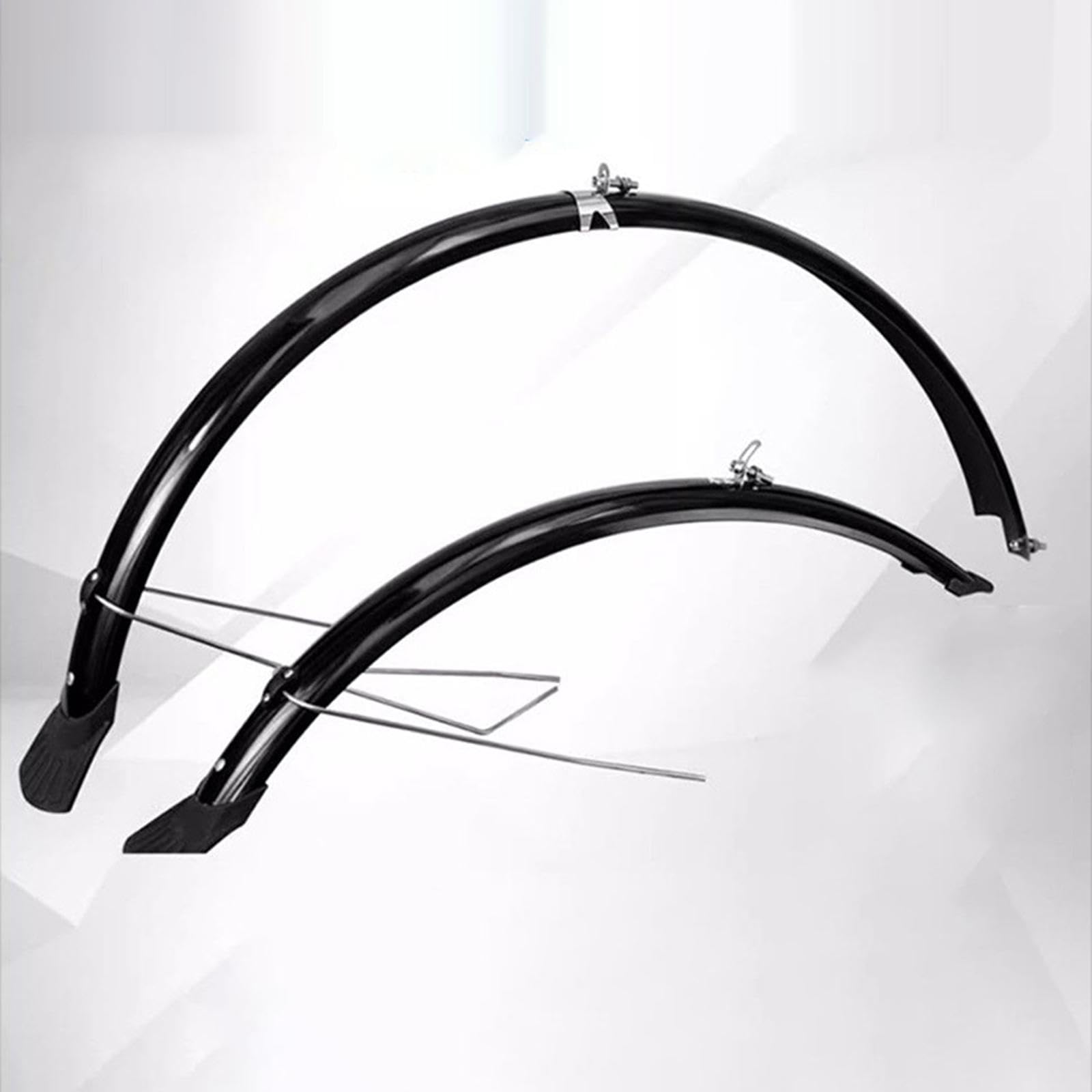 Parafanghi per Bici Guardie Antifango a Montaggio Rapido Set Completo Anteriore E Posteriore Leggeri E Robusti in PVC Adatto per Bici da Città E Pend