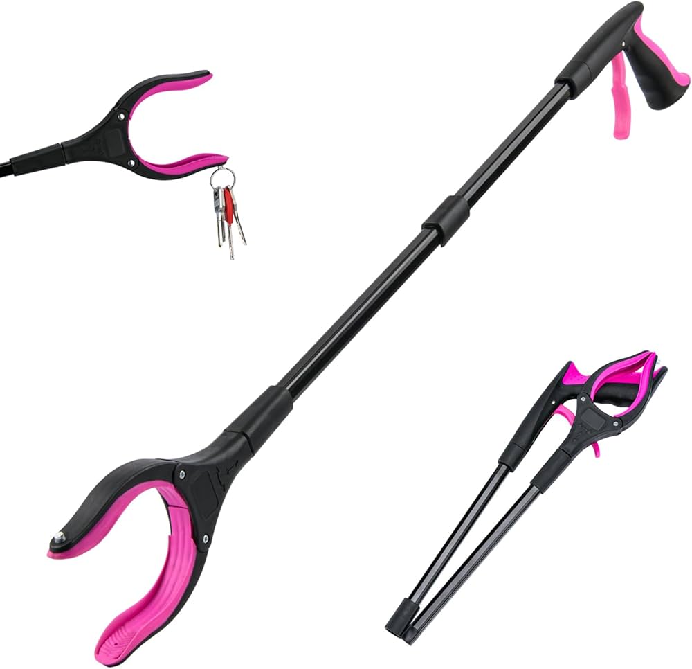 REWKCY Grabber Reacher Tool, 43 Long Folding Reacher Grabber Pickup Tool for REWKCY Grabber Reacher Tool, 43 Long Folding Reacher Grabber Pickup Tool for