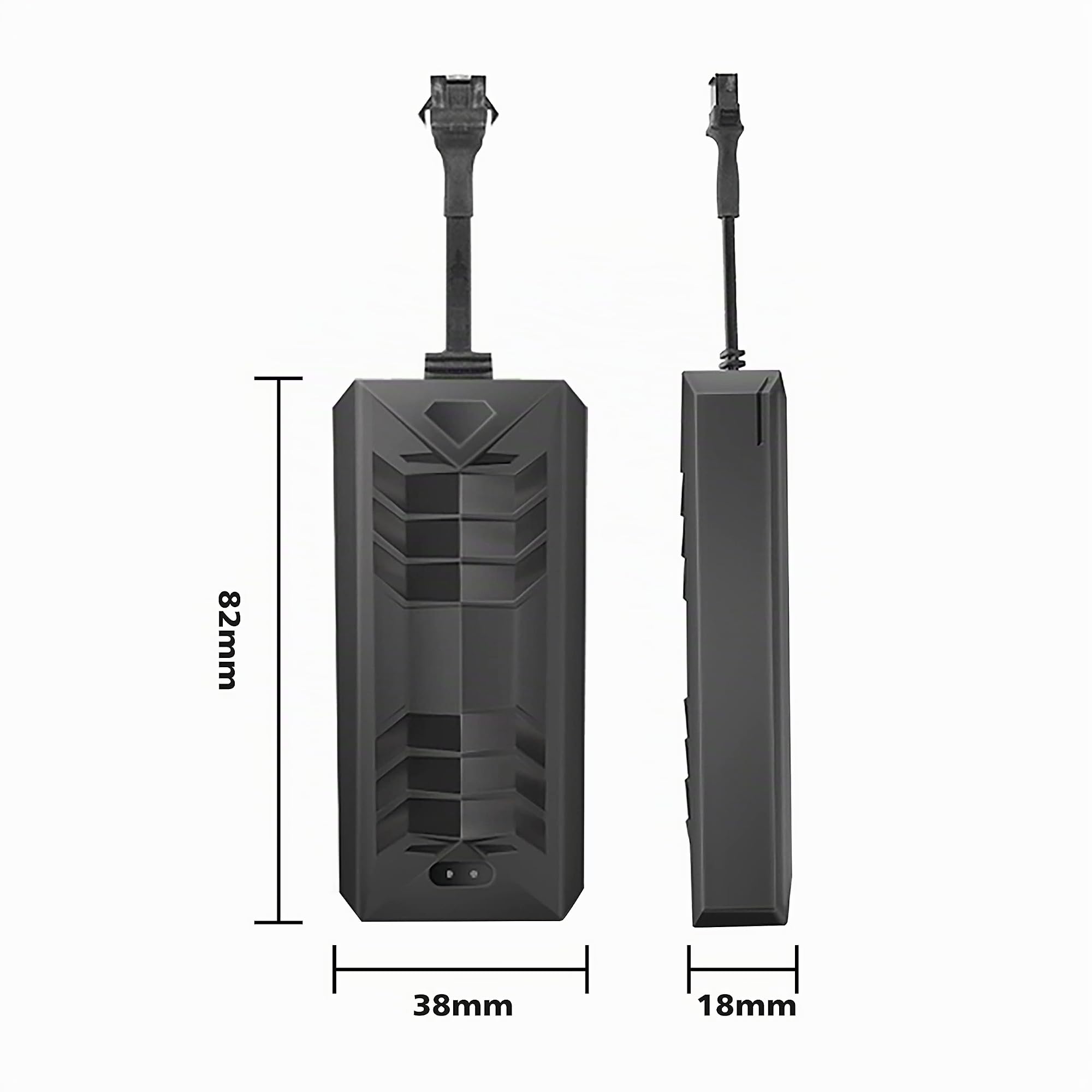 ZeerKeer 4G GPS localizador 80 mAh de Larga duración Gran batería localizador de Seguimiento, Acc y Geo-cercas alertas para un posicionamiento preciso, Coches, Furgonetas Camiones y Otros vehículos