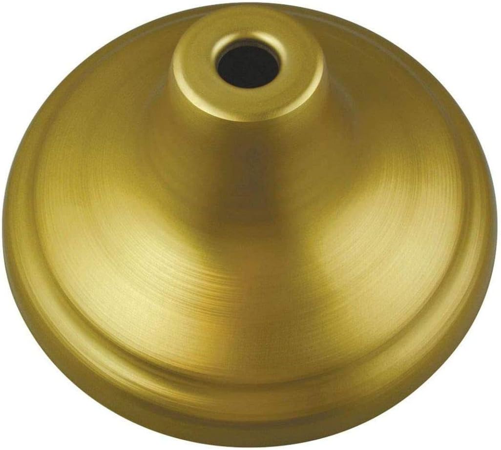 Brushed Gold Floor Stand for 1.25 Dia. Indoor and Parade flagpole Flag Display, Anodized Aluminum Finish Over cast Iron Base, 6x12 with 14LB Weight