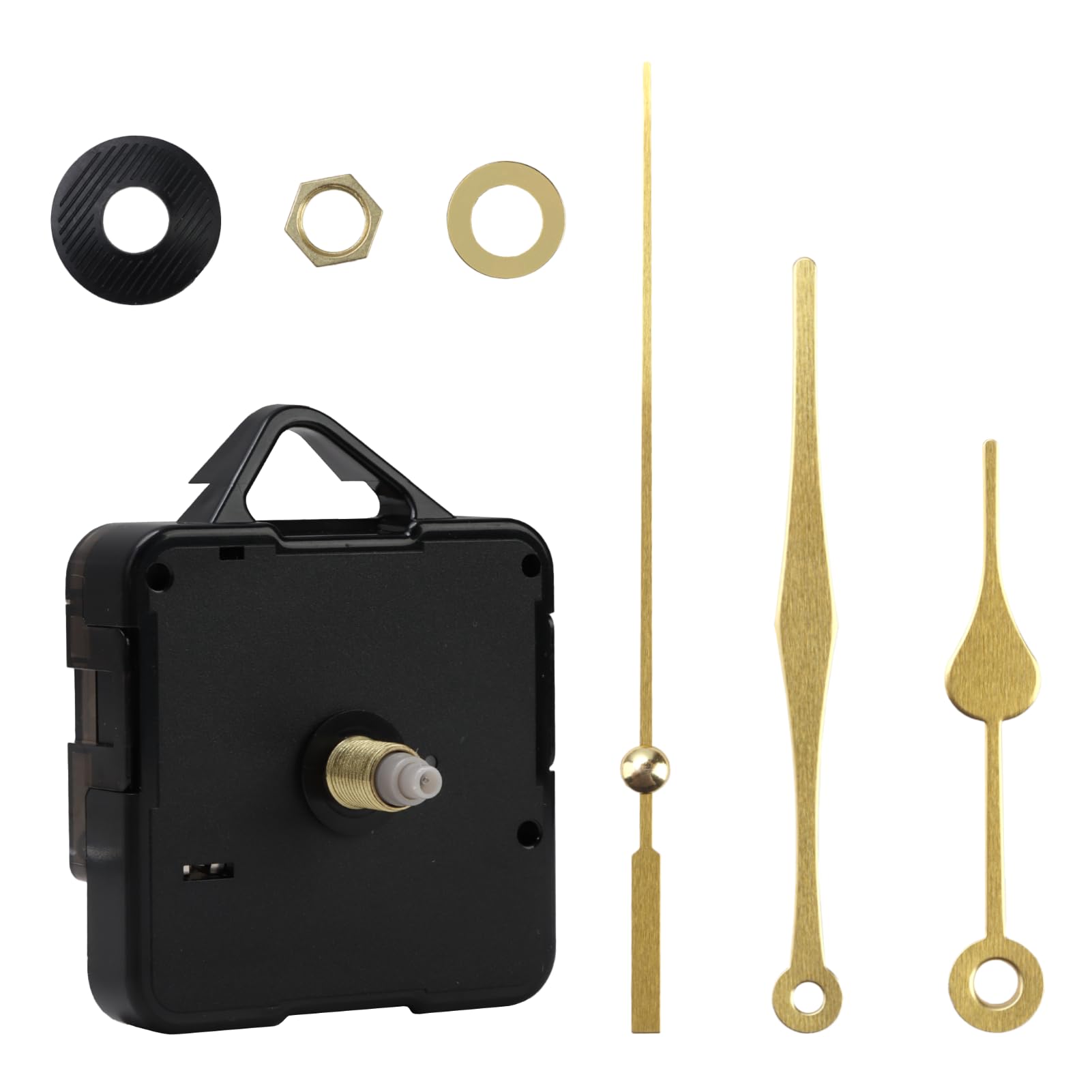 YYCLIPY Silent Quartz Clock Mechanism Movement Kits Long and Short