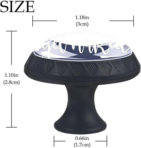 Miniatura 4 de 4 pomos de cristal azul marino para cajones, color azul marino, pomos negros para cajones, pomos de puerta, manijas de cajón para cocina, armario,