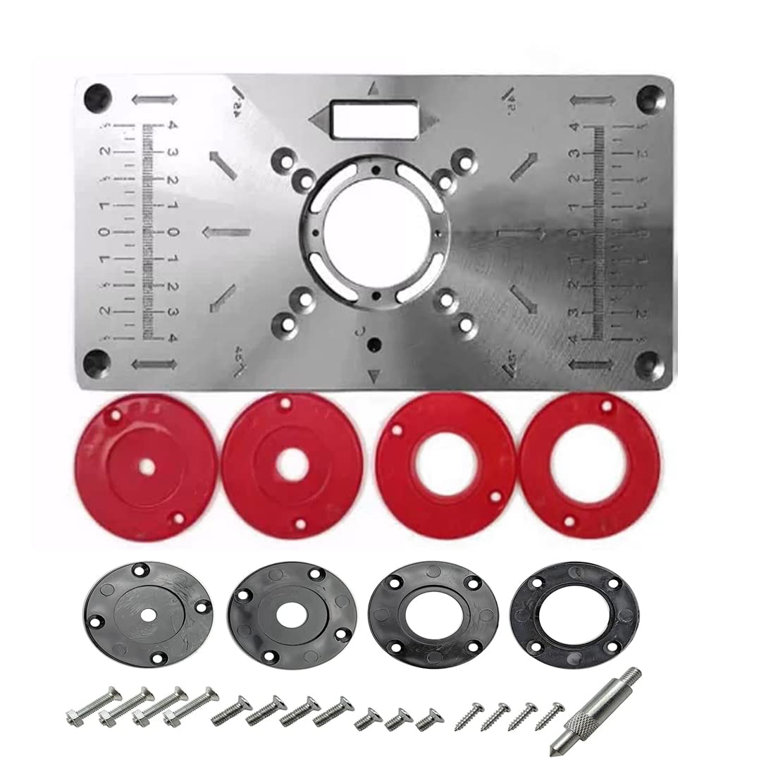Roujiatk Router Table Insert Plate 