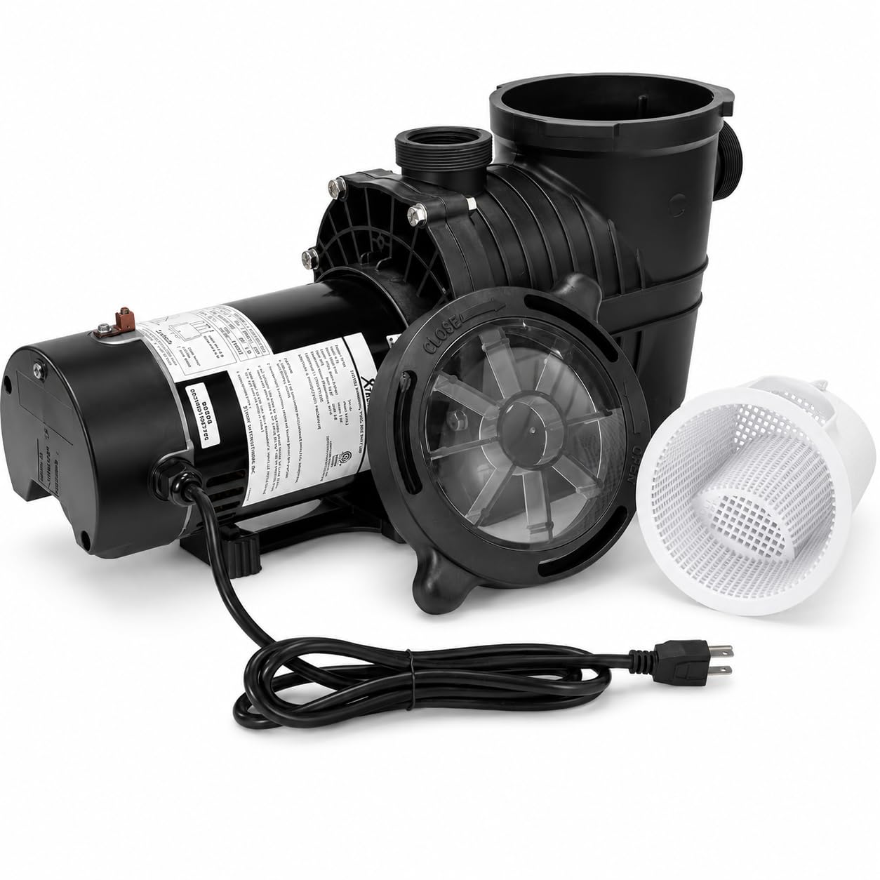 XtremepowerUS Bomba de piscina interior de 2 velocidades de 1 HP