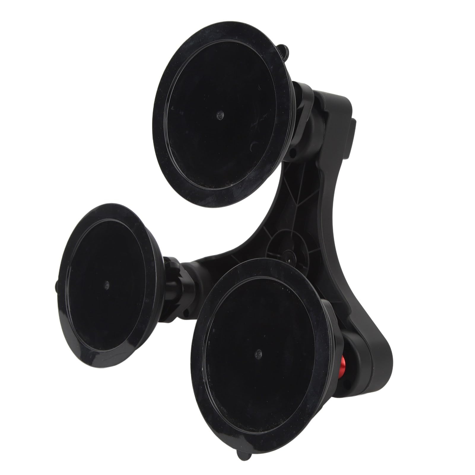 Supporto per videocamera a ventosa per auto, montaggio a tre ventose con testa sferica a 360° e filettatura da 1/4 di pollice, supporto a ventosa ad alta aderenza per action camera