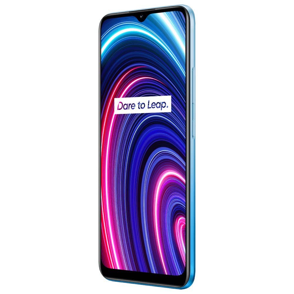 realme Smartphone 128GB, 4GB RAM, Dual SIM, Glacier Blue