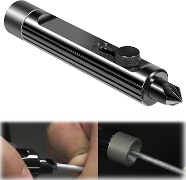 LTTR1 3/16" to 1/2" Tube Flaring and Deburring Tool, Dual Function Flaring Tool and Internal/External Deburring Tool for Brake Lines, Copper, Aluminum, and Steel Tubing